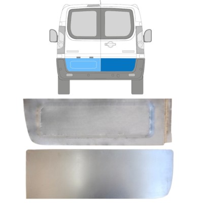 Aizmugurējo durvju ārējā daļa priekš Fiat Scudo 2007-2016 / Kreisais+Labais / Komplekts 15108