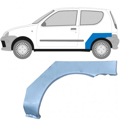 Aizmugurējā arka priekš Fiat Seicento 1998-2010 / Kreisā 6513