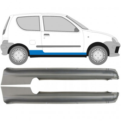 Pilns slieksnis priekš Fiat Seicento 1998-2010 / Kreisais+Labais / Komplekts 9598