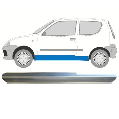 Slieksnis priekš Fiat Seicento 1998-2010 / Kreisā 14718