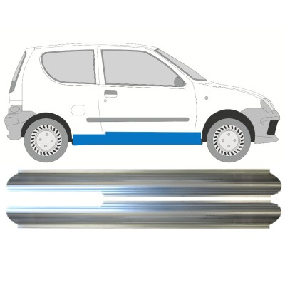 Slieksnis priekš Fiat Seicento 1998-2010 / Kreisais+Labais / Komplekts 14719