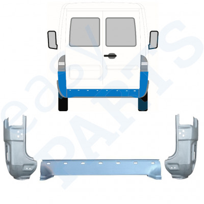 Aizmugurējā daļa priekš Mercedes Sprinter 1995-2005 / Komplekts 9716