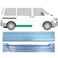 Bīdāmo durvju iekšējā un ārējā daļa priekš Volkswagen Transporter T4 1990-2003 / Labā / Komplekts 16152