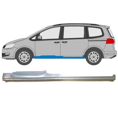 Pilns slieksnis priekš Volkswagen Sharan 2010-2022 / Kreisā 14595