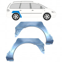 Aizmugurējā arka priekš Volkswagen Sharan 2000-2010 / Kreisais+Labais / Komplekts 9219