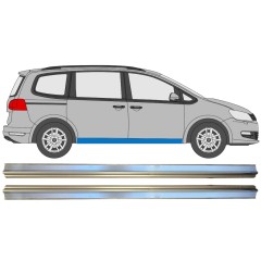 Sliekšņa apakšējā daļa priekš Volkswagen Sharan 2010-2022 / Kreisais+Labais / Komplekts 14606