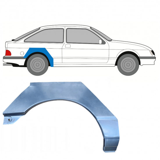 Aizmugurējā arka priekš Ford Sierra 1982-1993 / Labā 7387