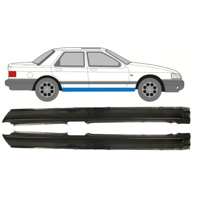 Pilns slieksnis priekš Ford Sierra 1982-1993 / Kreisais+Labais / Komplekts 9774
