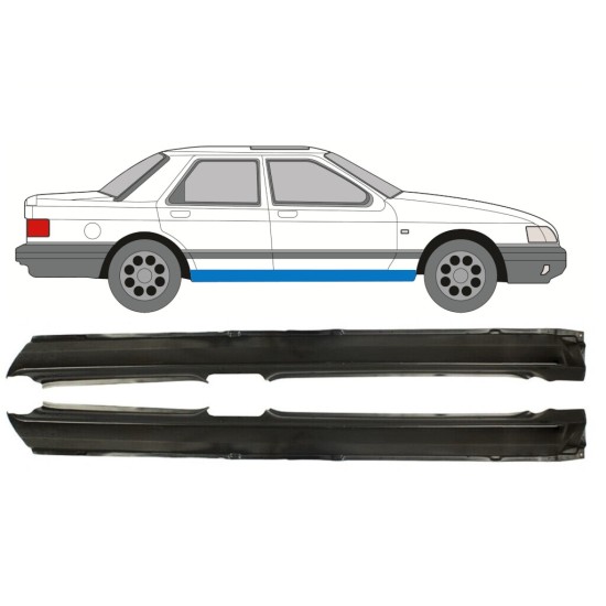 Pilns slieksnis priekš Ford Sierra 1982-1993 / Kreisais+Labais / Komplekts 9774