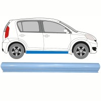 Sliekšņa apakšējā daļa priekš Daihatsu Sirion 2005-2010 / Kreisais = Labais (simetrisks) 17266