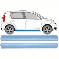 Sliekšņa apakšējā daļa priekš Daihatsu Sirion 2005-2010 / Kreisais+Labais / Komplekts 17267