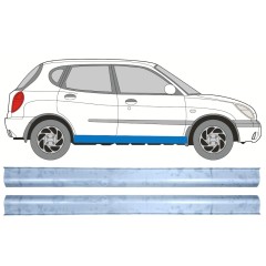 Slieksnis priekš Daihatsu Sirion 1998-2005 / Kreisais+Labais / Komplekts 12456