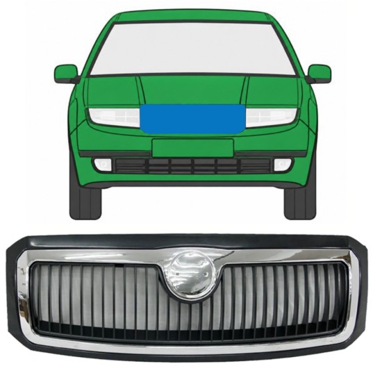 Režģis priekš Skoda Fabia I 1999-2004 7525