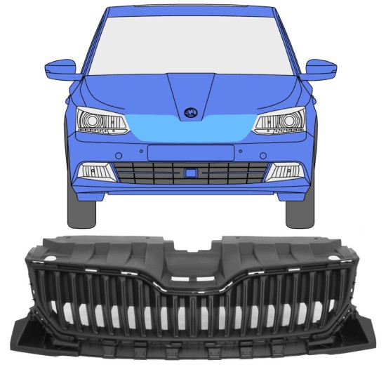 Režģis priekš Skoda Fabia 2014-2018 16189