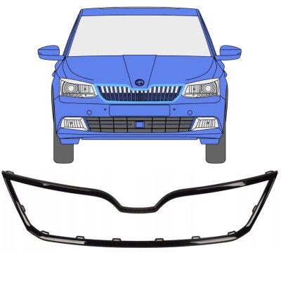 Radiatora restes rāmis priekš Skoda Fabia 2014-2018 16191