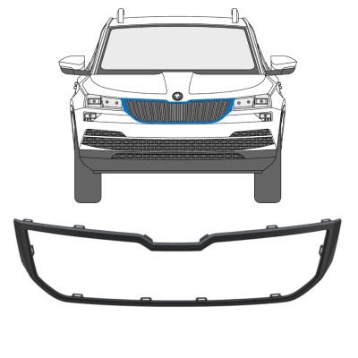 Radiatora restes rāmis priekš Skoda Karoq 2017-2022 17233