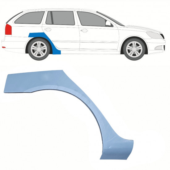 Aizmugurējā arka priekš Skoda Octavia 2004-2013 / Labā 10185