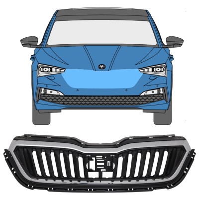Režģis priekš Skoda Scala 2019- 17229
