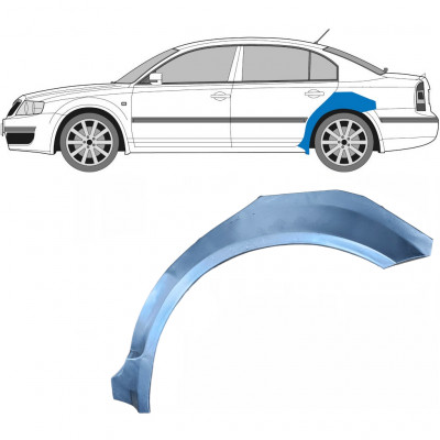 Aizmugurējā arka priekš Skoda Superb 2002-2008 / Kreisā 5805