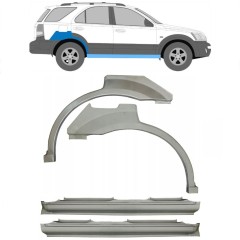 Pilns slieksnis + aizmugurējā arka priekš Kia Sorento 2002-2009 / Komplekts 11713