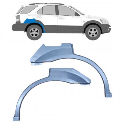 Aizmugurējā arka priekš Kia Sorento 2002-2009 / Kreisais+Labais / Komplekts 10012