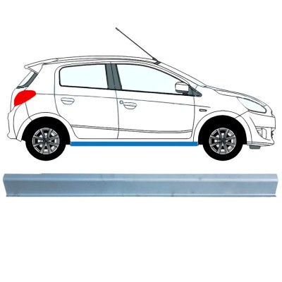 Sliekšņa apakšējā daļa priekš Mitsubishi Space Star 2013-2024 / Labā 16842