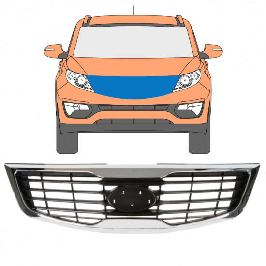 Režģis priekš Kia Sportage 2010-2013 7514