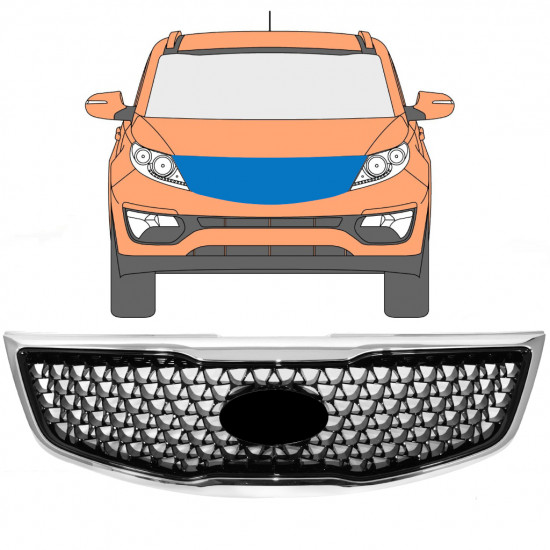 Režģis priekš Kia Sportage 2013-2015 7515