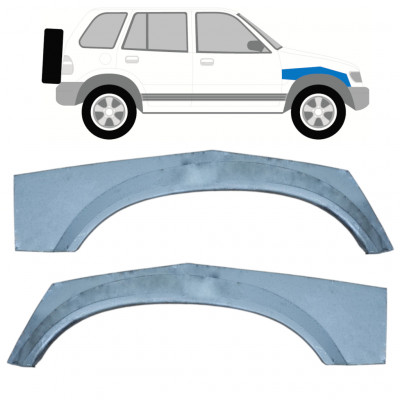 Priekšējā spārna augšējā daļa priekš Kia Sportage 1994-2002 / Kreisais+Labais / Komplekts 9979