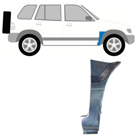 Priekšējā spārna daļa priekš Kia Sportage 1994-2002 / Labā 7916