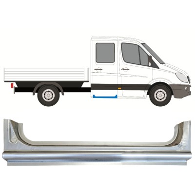 Aizmugurējais slieksnis priekš Mercedes Sprinter 2006-2018 / Labā 15066