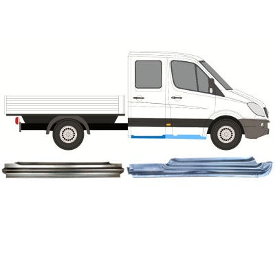 Remontdaļu komplekts priekš Mercedes Sprinter 2006-2018 / Labā / Dubultā kabīne / 14732