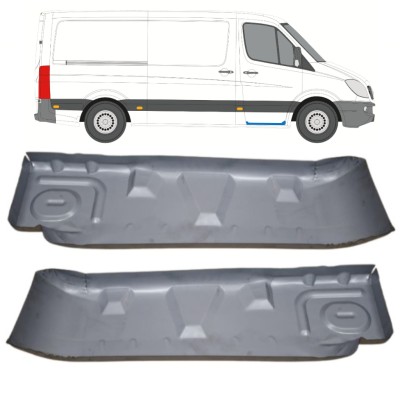 Sliekšņa remonta daļa priekš Mercedes Sprinter 2006-2018 / Kreisais+Labais / Komplekts 15074