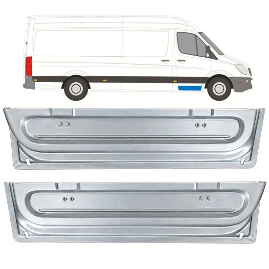 Priekšpuse durvju iekšējais panelis priekš Mercedes Sprinter 2006-2018 / Kreisais+Labais / Komplekts 17055