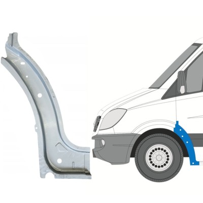 Priekšējā arka iekšā priekš Mercedes Sprinter 2006-2018 / Kreisā 14723