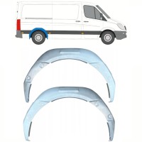 Aizmugurējā riteņa iekšējā arka priekš Volkswagen Crafter 2005-2017 / Kreisais+Labais / Komplekts 15497