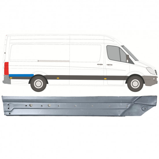 Aizmugurējā arka priekš Mercedes Sprinter 2006- / Labā 12053