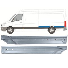 Aizmugurējā arka priekš Mercedes Sprinter 2006-2018 / Kreisā / Komplekts 12058