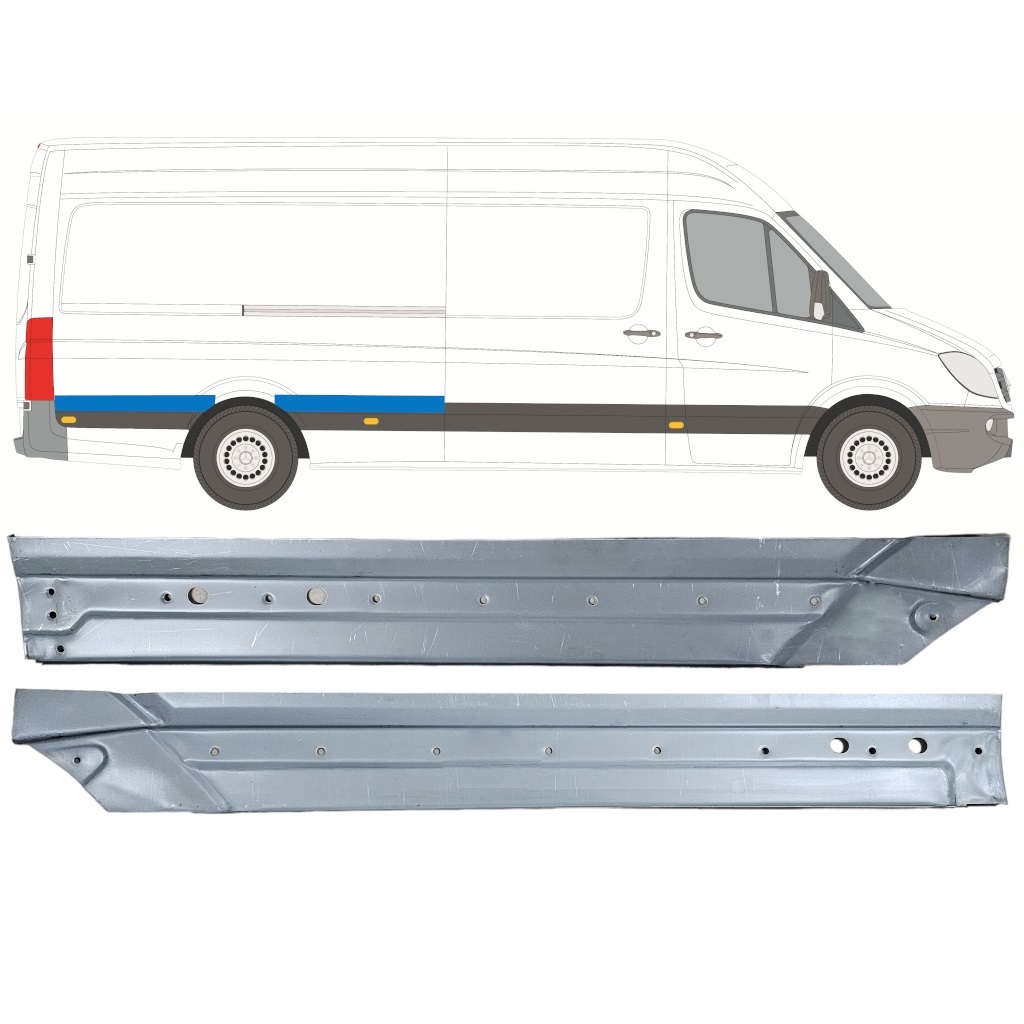 Aizmugurējā Arka Priekš Mercedes Sprinter 2006-2018 / Labā / Komplekts 12057