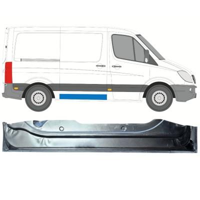 Bīdāmo durvju iekšējais slieksnis priekš Mercedes Sprinter 2006-2013 / Labā 15871