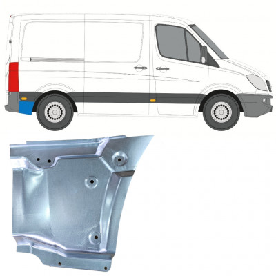 Aizmugurējā arka priekš Mercedes Sprinter 2006-2018 / SWB / Labā 11049