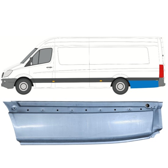 Aizmugurējā arka priekš Mercedes Sprinter 2006-2018 / Kreisā 5583