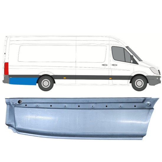 Aizmugurējā arka priekš Mercedes Sprinter 2006-2018 / Labā 6269