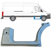 Slieksnis + priekšējā riteņa arka priekš Mercedes Sprinter 2018- / Labā 17090