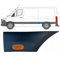 Aizmugurējā spārna sānu josla ar lukturi priekš Mercedes Sprinter 2018- / Kreisā / Komplekts 16653