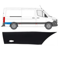 Aizmugurējā spārna sānu josla aiz riteņa priekš Mercedes Sprinter 2018- / Labā 16644