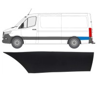 Aizmugurējā spārna sānu josla aiz riteņa priekš Mercedes Sprinter 2018- / Kreisā 16643