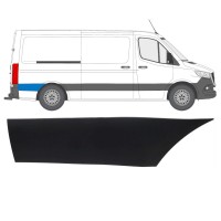 Aizmugurējā spārna sānu josla aiz riteņa priekš Mercedes Sprinter 2018- / Labā 16642
