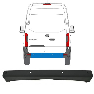 Aizmugurējais bamperis ar PDC priekš Mercedes Sprinter 2018- 14969