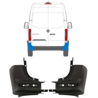 Aizmugurējā bufera stūris priekš Mercedes Sprinter 2018- / Kreisais+Labais / Komplekts 14945 Aizmugurējā bufera stūris priekš Mercedes Sprinter 2018- / Kreisais+Labais / Komplekts 14945